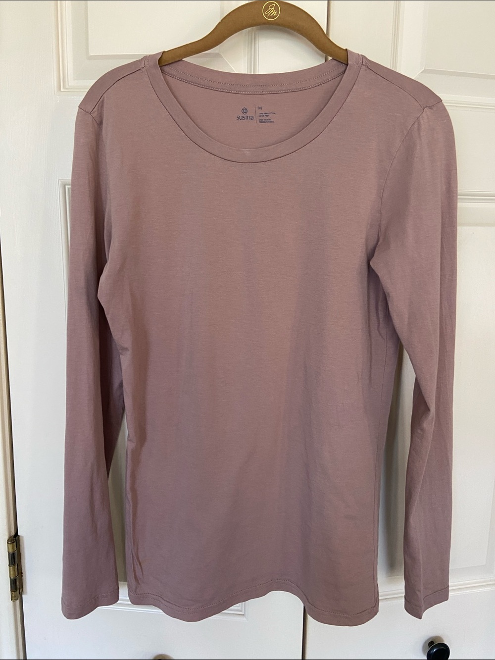 SUSINA Pima Cotton Tee